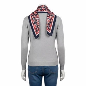 Fashion Square <b>Scarves</b> Polyester Satin Silk Feel Lightweight Breathable All Season Wear Head <b>Neck</b> Bag Wrist Accessory - Product Image 2