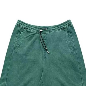 Streetwear personnalisé OEM Short délavé à l'acide pour hommes en coton vieilli avec cordon de serrage style été vintage - Product Image 3