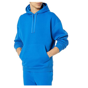 Sweat-shirt et sweat à capuche pour homme, motif uni, 100% coton, tissu tricoté d'hiver, service OEM, logo personnalisé et couleur unie - Product Image 5