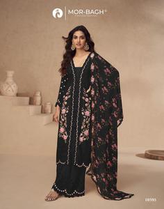 Nouveaux costumes palazzo longs en soie de style pakistanais pour femmes, pour les fêtes de Bollywood, collection 2025 - Product Image 5