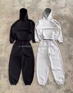 Conjunto de sudadera y chándal para hombre, conjunto de chándal, chándal con capucha y pantalones, ropa informal estilo hip-hop, chándal para hombre - Product Image 1