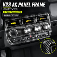 Ensemble de garnitures intérieures et extérieures iCAR V23 aspect carbone