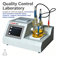 Titrant d'humidité Karl Fischer de laboratoire YX-700W, testeur d'humidité traces pour l'analyse du charbon, du pétrole et des produits chimiques, résolution 0,1 µg