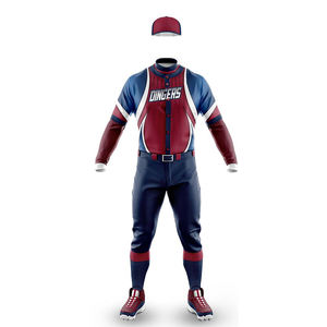 Forfait de baseball en gros personnalisé avec maillots de baseball et pantalon 100% polyester uniforme de baseball - Product Image 5