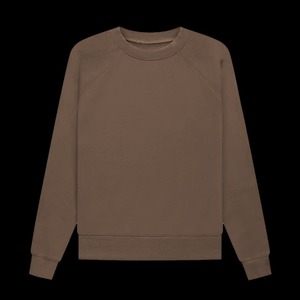 Casual Women Hoodie Sweatshirt Cotton Knitted Pullover Drop Shoulder Blank Long Sleeve Crew Neck Streetwear Eco Friendly - Product Image 3