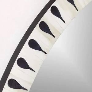 Espejo Decorativo de Pared con Marco de Hueso Incrustado, Diseño Moderno, Ecológico, Duradero y de Lujo, Hecho a Mano, para Decoración del Hogar y Hoteles - Product Image 5