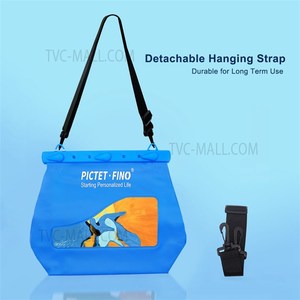 <span class=keywords><strong>PICTET</strong></span>.FINO RH54 IPX8 funda impermeable para teléfono móvil pantalla táctil al aire libre viaje natación teléfono bolsa con correa para el hombro - Product Image 6