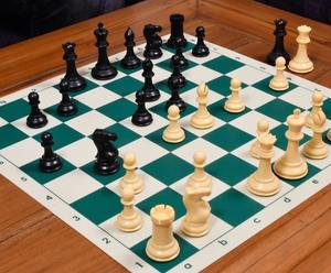 Jeu d'échecs de la série Premium Staunton, pièces d'échecs professionnelles en plastique, noir et blanc, roi de 3,75 pouces - Product Image 3