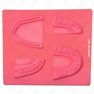 Modèle de formation médicale Coussinet de suture en silicone avec ciseaux pour la pratique en gros Kit de suture de peau artificielle en acier Instrument médical - Product Image 2