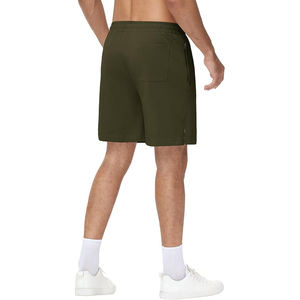 Shorts en molleton pour hommes, coton doux, coupe décontractée, taille élastique, décontracté, quotidien, été, confort - Product Image 2