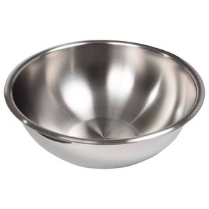 Tazón grande de acero inoxidable para servir, hecho a mano para durabilidad, elegancia y practicidad, perfecto para ensaladas, postres o frutas - Product Image 2