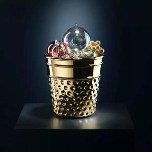 Prix de gros Seau à glace en cuivre pour boissons avec un nouveau design pour le refroidisseur de boissons et le conteneur faits à la main - Product Image 4