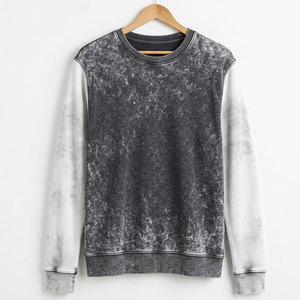 Camisetas Térmicas Casuales de Algodón 100% con Lavado Ácido para Hombre, Tejido Suave, Ligero, de Secado Rápido, Cálidas para el Invierno y Uso Diario - Product Image 1