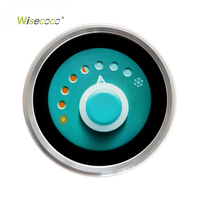Bouton rotatif intelligent Wisecoco avec écran TFT LCD rond de 1,52 pouce pour appareils électroménagers intelligents