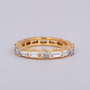 Conjunto de boda de compromiso de joyería elegante para mujer, banda de oro sólido de 14kt, accesorios de diamantes cultivados en laboratorio para mujer - Product Image 1