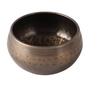 Cuenco de Metal Chapado en cobre para cantar, acabado de cobre, instrumento Musical hecho a mano, cuenco del Himalaya, cuenco de Gong para meditación - Product Image 1