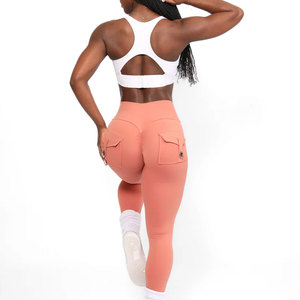 New Arrival High Quality Plus Size Scrunch Slim Fit Yoga Pants Fitness Butt Lifting <b>Tights</b> Gym Leggings for Women - Product Image 2