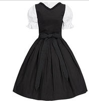 Longues femmes robes conception chaude broderie haute qualité Polyester coton mixte dames robe allemand privé emballage Costume Dirndl