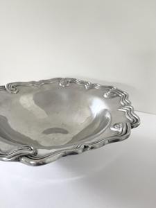Bol de service simple en argent pour les événements, les fêtes, la restauration, les buffets, la décoration de table familiale, les hôtels, les restaurants et les occasions festives - Product Image 3