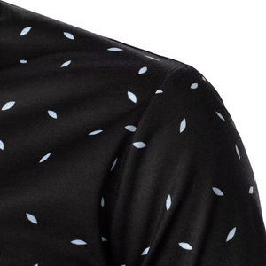 Material de algodón transpirable logotipo personalizado impreso de alta calidad de manga corta de moda hombres Polo camiseta para uso diario - Product Image 3