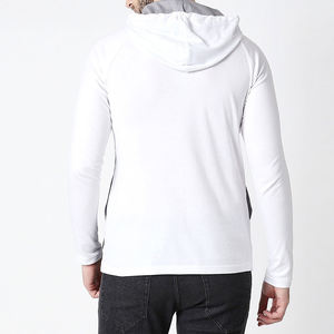 เสื้อฮู้ดสำหรับผู้ชายสีทึบ/น้ำหนักเบาและสวมใส่สบาย - Product Image 4