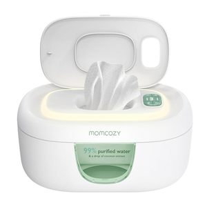 Calentador de toallitas para bebés, dispensador de toallitas eléctrico de gran capacidad, calentamiento rápido, 4 modos de temperatura, diseño innovador de resorte - Product Image 1
