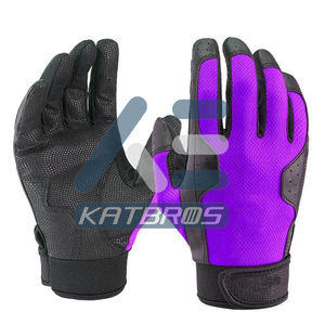 Gants de frappe en cuir de cabretta durables, conçus pour une meilleure adhérence, une flexibilité et un confort améliorés lors des matchs de baseball professionnels - Product Image 2