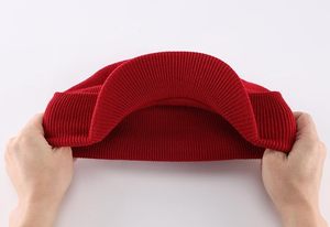 Unisex Casual Winter <b>Beanie</b> Hat Brim Warm Double Knit Cuff Watch Radar 100% Acrylic Hand Knitted Breathable <b>Waterproof</b> Travel - Product Image 5