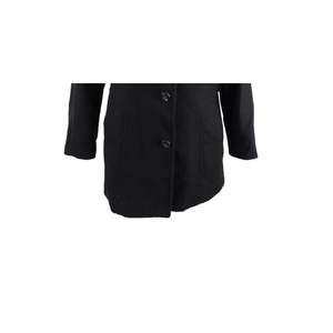 Cappotto Lungo Casual da Donna Nautica con Cappuccio, Collo Alto, Chiusura Doppiopetto, Fodera in Finta Pelliccia e Cashmere, Taglie Forti, Nero - Product Image 3