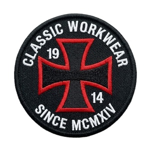 Parche Termoadhesivo Personalizado Savage con Letras Rojas, Insignia Bordada para Streetwear, Logotipo de Moda Urbana, Aplique Motivacional, Venta al por Mayor - Product Image 5