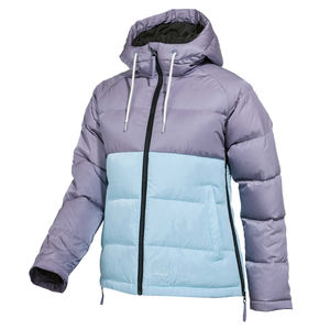 Veste matelassée en duvet personnalisée, épaisse, pliable, rembourrage en duvet, isolée, chaude, d'hiver, veste gonflée, capuche, vêtements d'extérieur, veste en duvet - Product Image 6