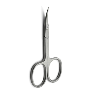 Ciseaux à ongles professionnels de 3.5 pouces avec logo personnalisable Lames en acier allemand incurvées en acier inoxydable fin et tranchant - Product Image 1