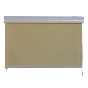 Tenda a Rullo Verticale Beige Integrata 1,2x2,3m per Esterni, Giardino, Terrazza e Balcone in Vetro - Product Image 6