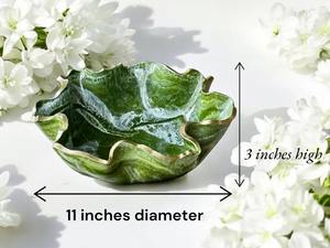 Bol alimentaire en résine époxy de haute qualité avec surface durable et brillante, élégant bol alimentaire en résine époxy pour servir des salades et des collations - Product Image 5