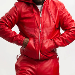 .. Ensemble de survêtements deux pièces pour hommes, veste zippée complète et pantalon de jogging, vêtements de sport décontractés pour l'entraînement quotidien et les entraînements de gymnastique - Product Image 1