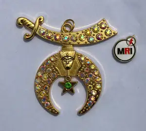 Shriner Jewels Noble Prince Hall shriner Jewel LOGO shriner หินอัญมณีออกแบบได้ตามต้องการ