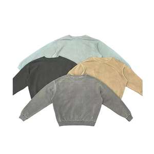 Sweat à capuche personnalisé pour hommes, sweat à capuche uni surdimensionné, sweats à capuche vierges, pull en coton, sweat à capuche vintage lavé à la pierre - Product Image 4