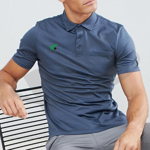 Polos elegantes para hombre de talla grande, algodón transpirable cómodo con logotipo personalizado, polos al por mayor a precio de fábrica - Product Image 4