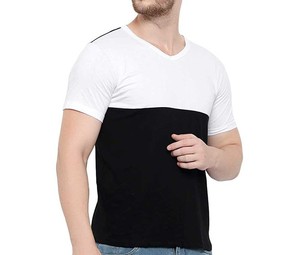 เสื้อยืดคอกลมผ้าคอตตอนสีทึบสำหรับผู้ชายเสื้อทรงโอเวอร์ไซส์/ทรงสลิม/บ็อกซี่เข้ารูปโลโก้ด้านหน้าระบายอากาศผ้าสไตล์แฟชั่นลำลองคุณภาพสูง100% - Product Image 5