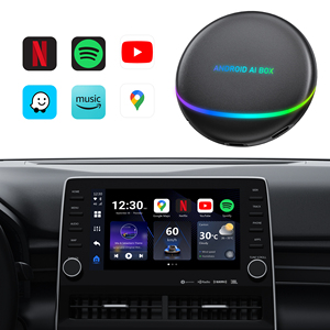 Ottocast tùy chỉnh độc đáo môi trường xung quanh ánh sáng Youtube Netflix video ai hộp không dây Carplay Android tự động xe chơi phổ <span class=keywords><strong>Adapter</strong></span> - Product Image 5