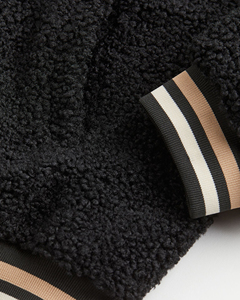 2025 unisexe coupe ajustée Sherpa Baseball veste hommes femmes rembourré vêtements d'extérieur broderie automne chaud manteau le plus populaire article de vente chaude - Product Image 4