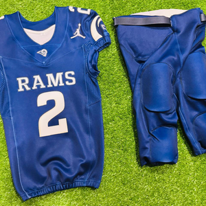 ชุดเสื้อเจอร์ซี่อเมริกันฟุตบอลสำหรับผู้ชายชุดเสื้อพิมพ์ลายซับลิเมชันออกแบบโลโก้ได้ตามต้องการ - Product Image 2