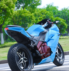 มอเตอร์ไซค์แข่งซูเปอร์พาวเวอร์ 200 มม. 96 โวลต์ 150 แอมป์ชั่วโมง มอเตอร์ไซค์ไฟฟ้าความเร็วสูงพร้อมระบบควบคุมระบายความร้อนด้วยน้ำ ความเร็ว 200 กม./ชม.+ - Product Image 3