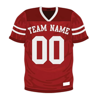 Maillots de football américain pour hommes, style le plus récent, séchage rapide, spandex/coton respirant, manches courtes, col en V, logo Star Works sur le devant