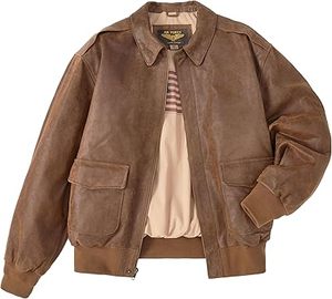 Chaqueta de cuero de moda de invierno para hombres más vendidos hecha a medida con tela teñida de nueva condición de alta calidad procesada - Product Image 2