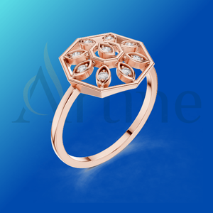 Petites boucles d'oreilles en moissanite 18 carats pour un look moderne - Product Image 1