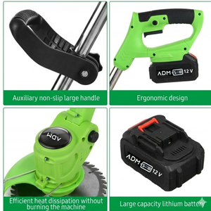 ADM TRIMMER DA GIARDINO SENZA FILO CON BATTERIA AL LITIO + 2 BATTERIE, SKU: 456 - Product Image 4