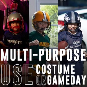 Para NFL Youth Ropa deportiva transpirable Conjunto de uniforme de fútbol para niños y niñas Incluye Jersey y pantalones con barbijo y números - Product Image 5