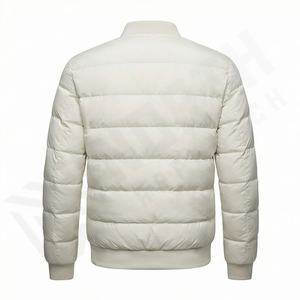 Veste matelassée à capuche d'hiver sur mesure pour homme, col montant, décontractée, écologique, respirante, de haute qualité, rembourrée, thermique, pour la neige - Product Image 2