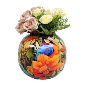 แจกันดอกไม้โลหะทำด้วยมือสไตล์โมเดิร์นทำด้วยมือสำหรับตกแต่งโรงแรมและบ้าน - Product Image 6